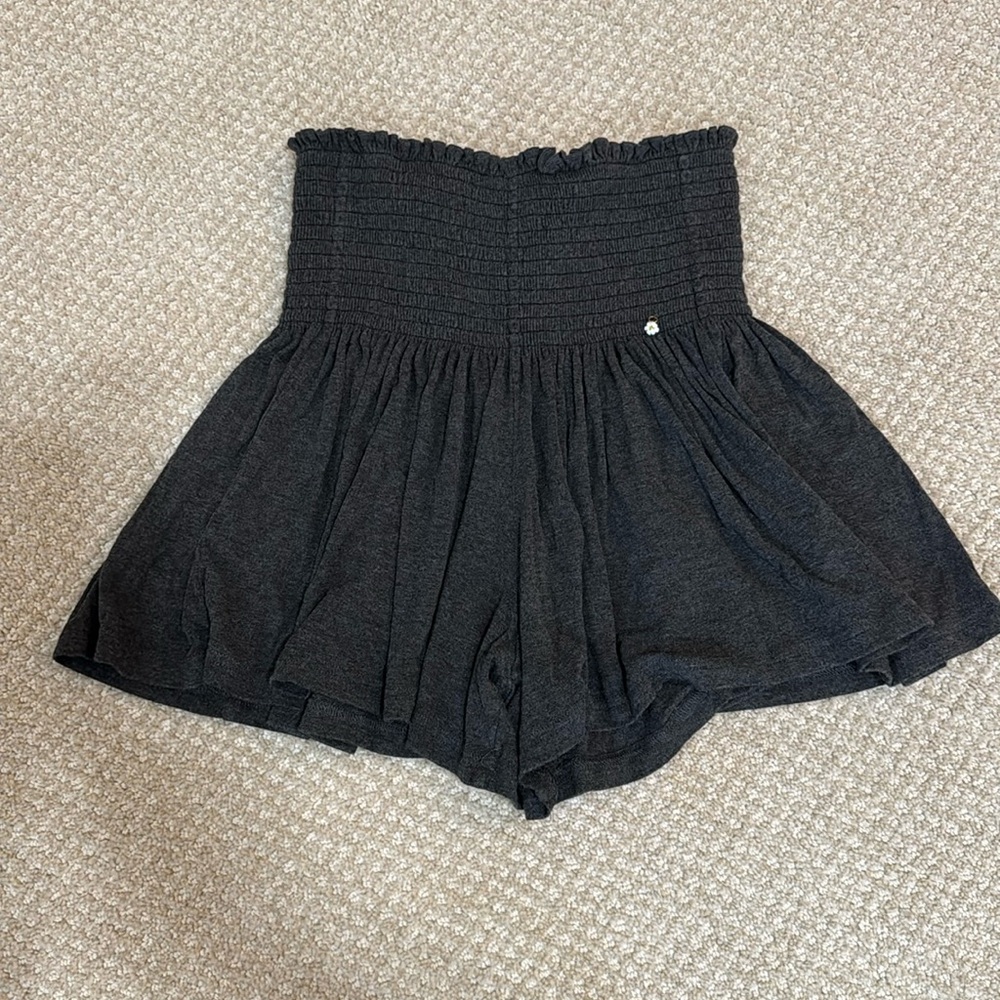 Natural Life Gray Jersey High-Rise Shorts